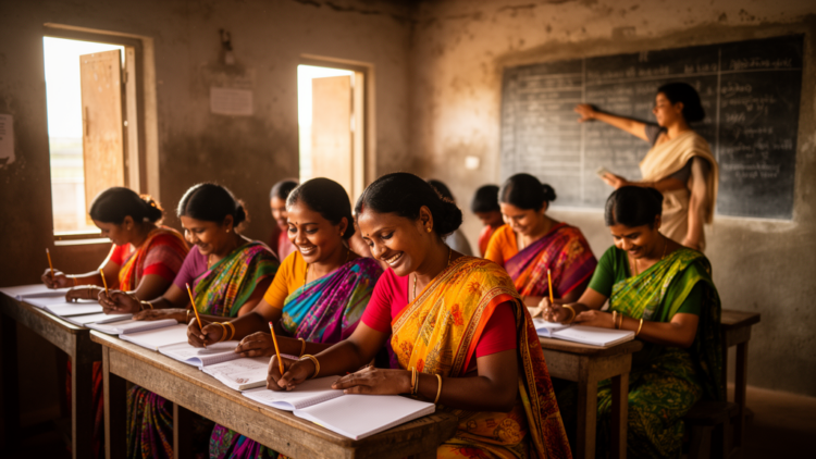 Literacy classes reshape lives of women in Bangalore slums, study finds