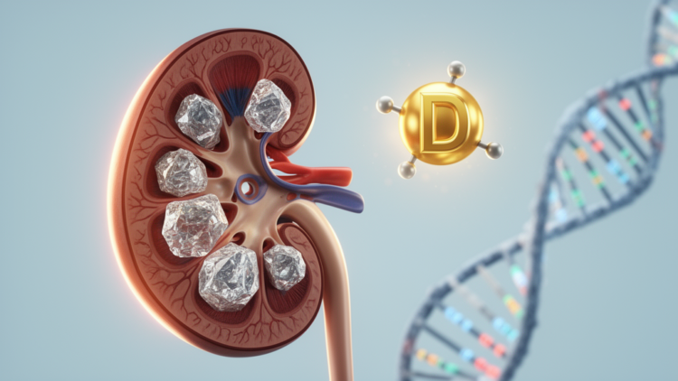 Vitamin D Levels and Receptor Gene Variants Combine to Drive Kidney Stone Risk