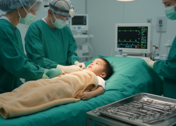 Simple 10-point score predicts dangerous body cooling in children during fracture surgery