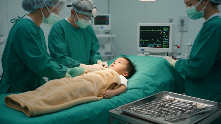 Simple 10-point score predicts dangerous body cooling in children during fracture surgery