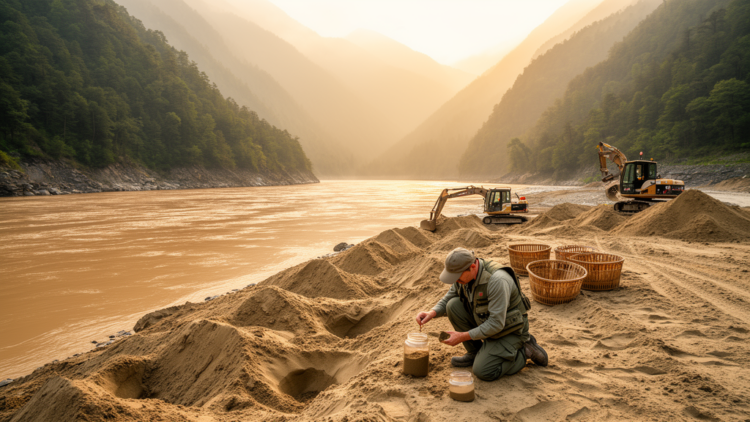 Himalayan River Sediments Reveal a Hidden Toll of Sand Mining on Trace Metals