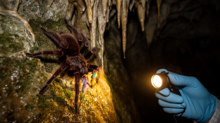 Cave tarantula rediscovered in Philippines after 130 years