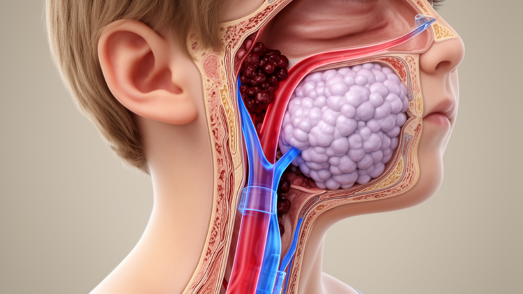 Pediatric high-grade diffuse B-cell non-Hodgkin lymphoma mimicking a deep neck space infection with internal jugular vein and sigmoid sinus thrombosis: a diagnostic dilemma