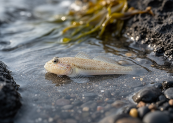 Tropical sand goby makes a surprise appearance on Jeju Island, stretching its range north