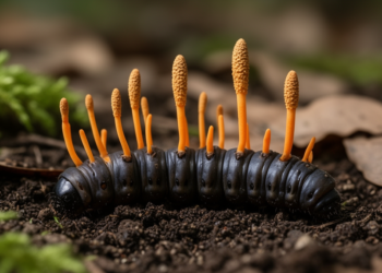 Single Gene Switch Controls Fruit Body Formation in Medicinal Caterpillar Fungus