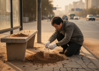 Bus Stop Dust and Soil Reveal Two-Way Migration of Heavy Metals in Xi’an Study