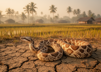 Russell’s viper may rapidly expand across Bangladesh as climate and land use shift