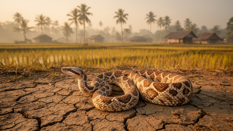 Russell’s viper may rapidly expand across Bangladesh as climate and land use shift