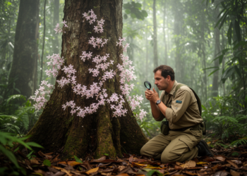New Amazonian tree species reveals how flowers on trunks evolved as survival strategy