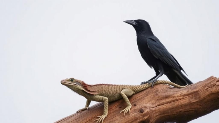 Invasive House Crows Are Reshaping Lizard Life in Tanzania’s Capital
