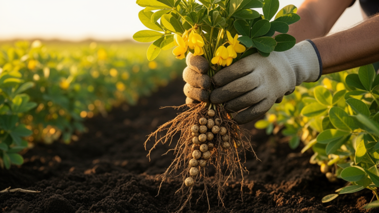 Peanut Nitrogen Fixation: Seasonal Dynamics and Genetic Control