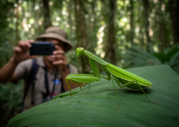 Shield mantis found across Southeast Asia as citizen scientists reveal wider range