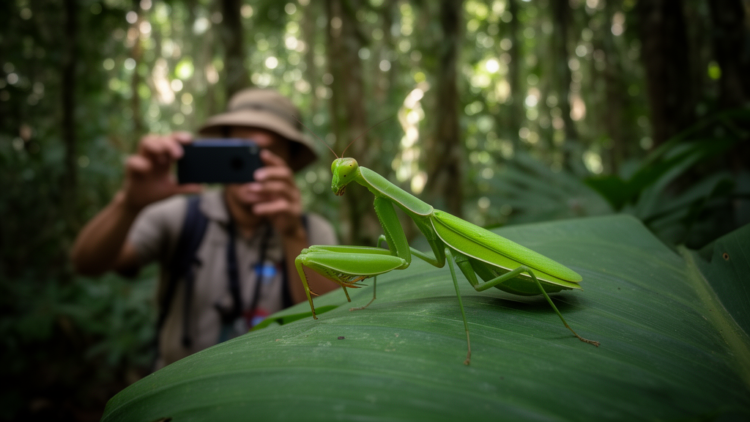 Shield mantis found across Southeast Asia as citizen scientists reveal wider range