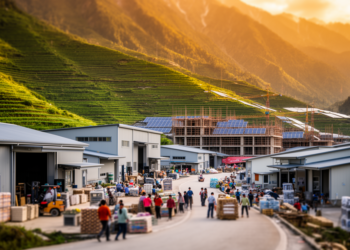 Endogenous financing drives economic upgrading in mountain economies