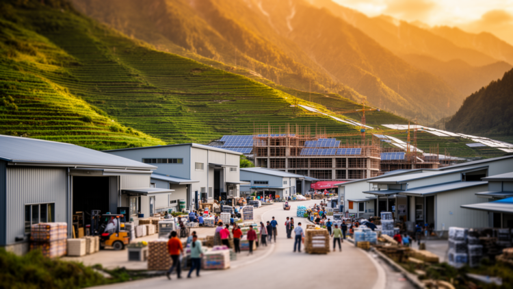 Endogenous financing drives economic upgrading in mountain economies
