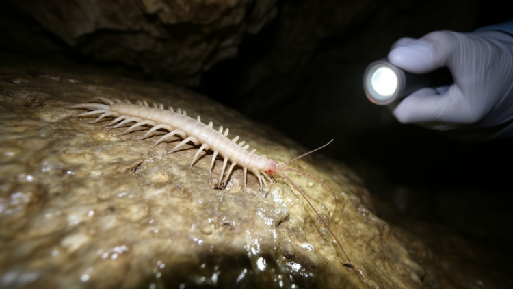 Cave-dwelling centipede recorded in Romania for the first time reveals striking asymmetries