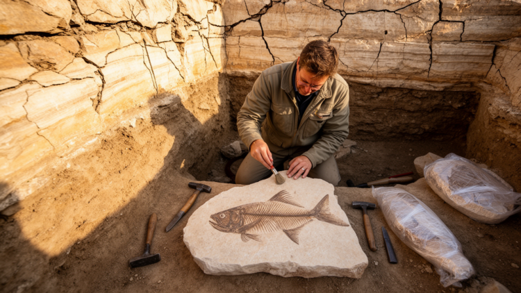 Sinkholes of Stone: New Study Rewrites the Story of Lebanon’s Spectacular Cretaceous Fish Fossils