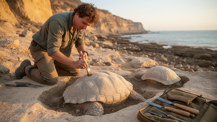 Fossil Turtle Shells Reveal 46-Million-Year-Old Marine Interactions