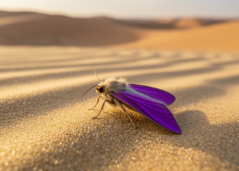 New Purple Moth Species Discovered in Armenian Sands