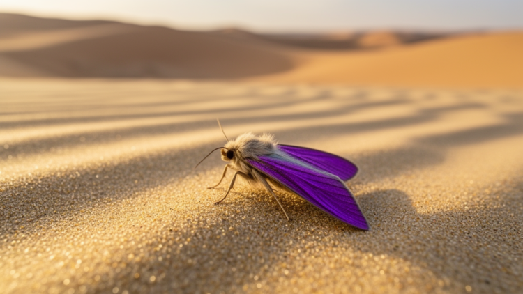 New Purple Moth Species Discovered in Armenian Sands