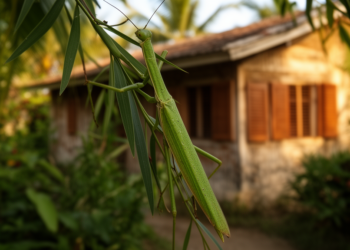 Stick Insects Thrive Near Human Habitats in Guadeloupe Study