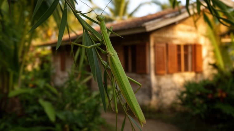 Stick Insects Thrive Near Human Habitats in Guadeloupe Study