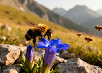Bulgarian Study Reveals Decline in Bumblebee Pollination of Alpine Gentian