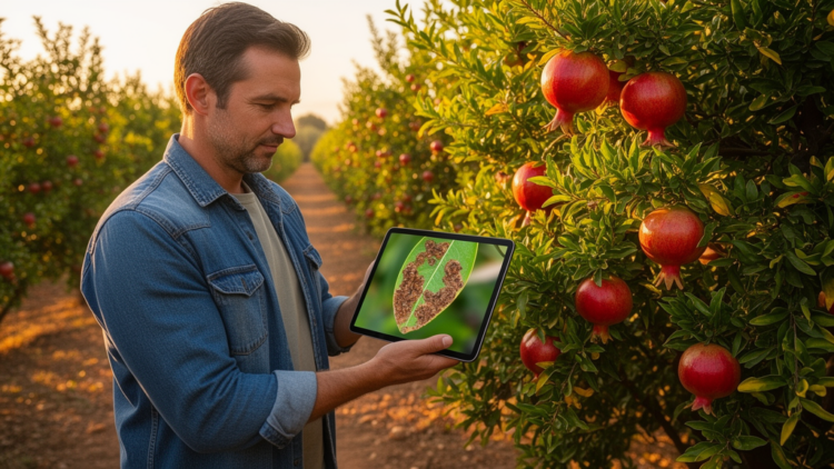 Generative AI Teaches Computers to Spot Pomegranate Disease in the Field