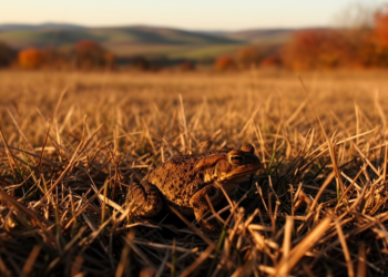 Asiatic Toads Prioritize Stillness and Grasslands Before Hibernation