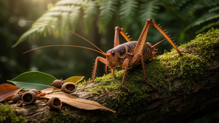 New Zealand Weta Study Reveals Distinct Diets and Growth Patterns
