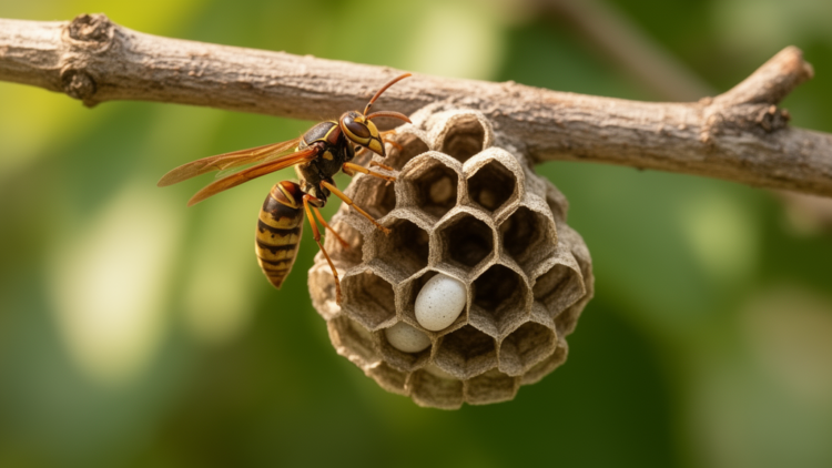 Solitary Wasp Nest Architecture Boosts Reproductive Success