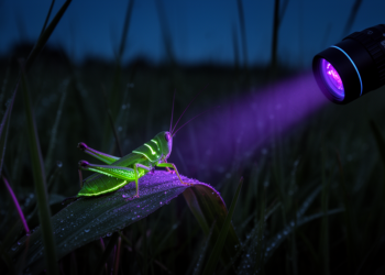 Glowing in the Dark: UV Markers Reveal Hidden Lives of Bush-Crickets