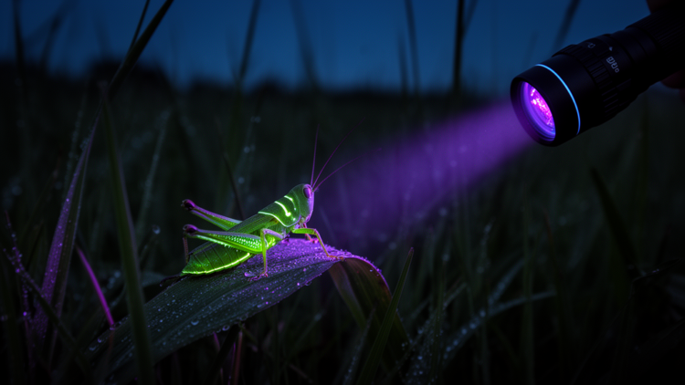 Glowing in the Dark: UV Markers Reveal Hidden Lives of Bush-Crickets
