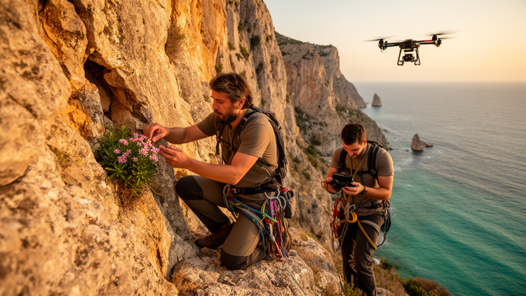 Drones and Team Fieldwork Reveal Lost Plant Species After a Century on Sicily’s Rugged Cliffs