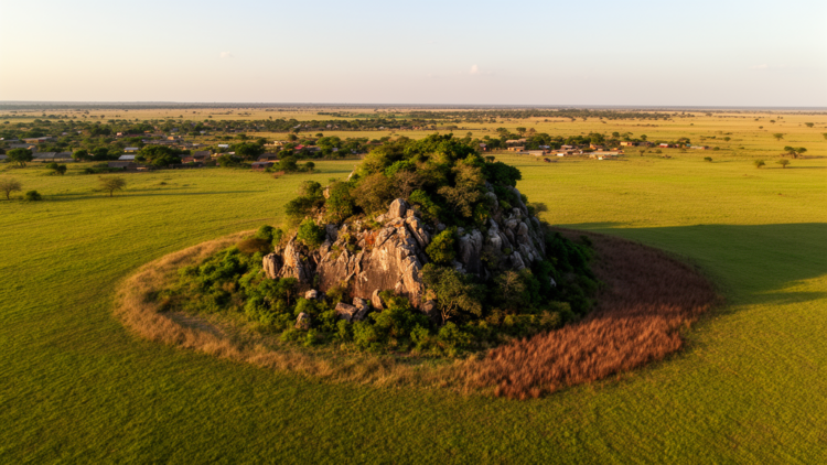 Satellite images reveal Benin’s granite islands of life are vanishing