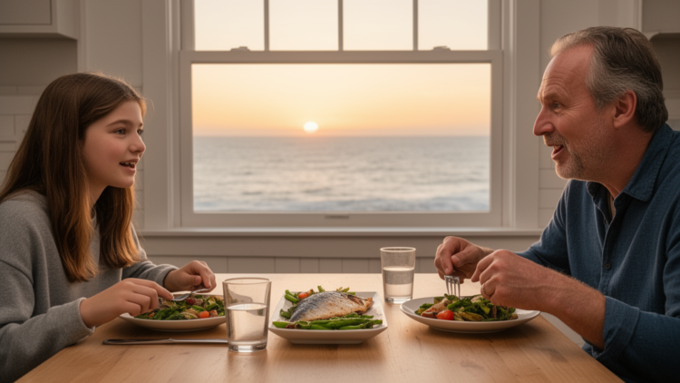 Dinner-Table Talks About Civic Life May Steer Teens Toward Protecting the Sea