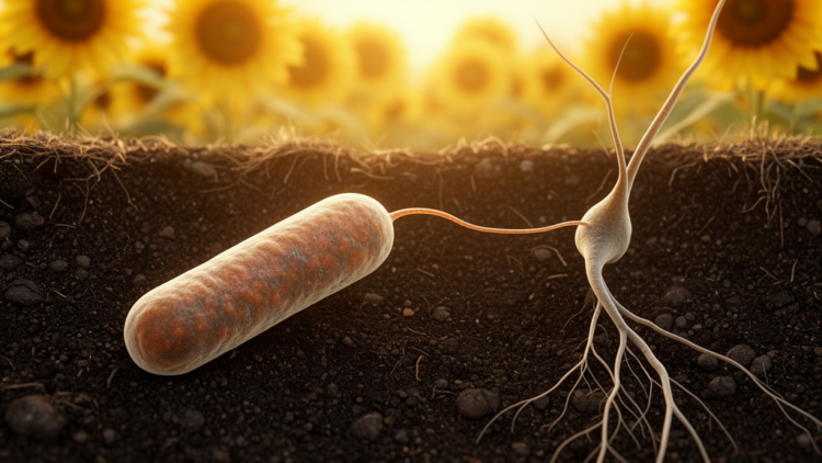 Soil bacterium wields two-pronged attack to disarm devastating sunflower pathogen