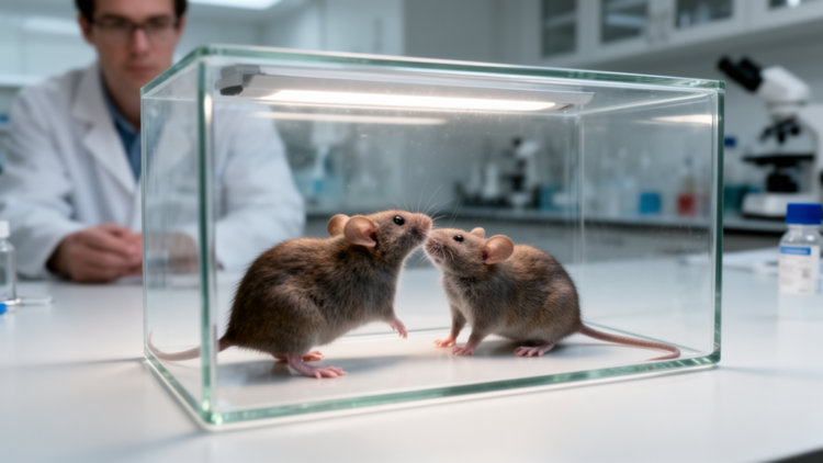 A Single Nicotinic Receptor Gene Shapes Empathy and Aggression in Mice