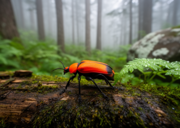 New fire-colored beetle species discovered in China’s Huanglong reserve