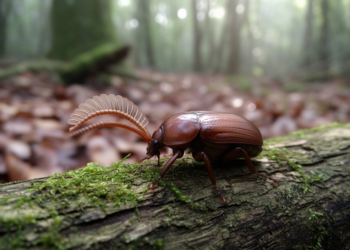 Beetle With Bizarre Termite-Style Antennas Discovered in Mainland China for the First Time