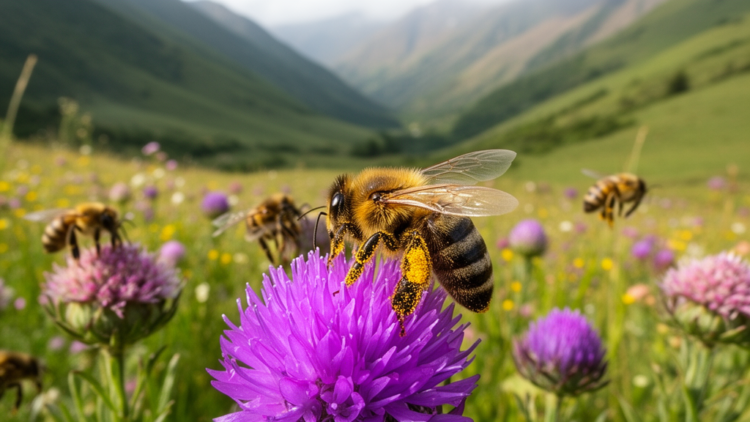 Invasive bees quietly rebuild pollination networks in Chile’s biodiversity hotspot