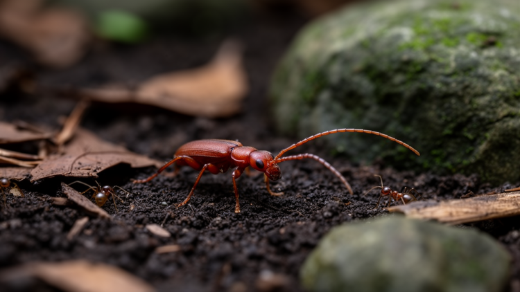 New ant-loving beetle with extraordinary antennae discovered in East China