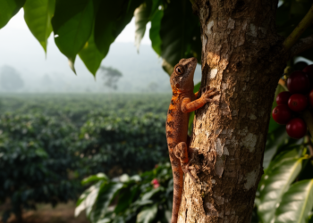 Vietnam’s Rarest Gecko Clings to Survival on Coffee Farms as Habitat Vanishes