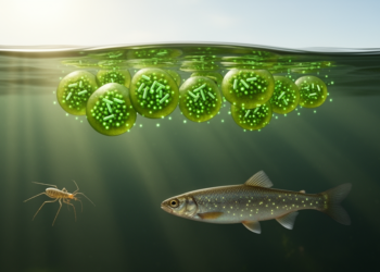 Nanoatrazine Builds Up in Algae but Barely Moves Up the Aquatic Food Chain