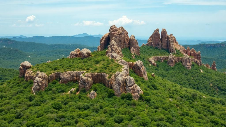 Rock outcrops act as evolutionary islands across South American tropical lowlands