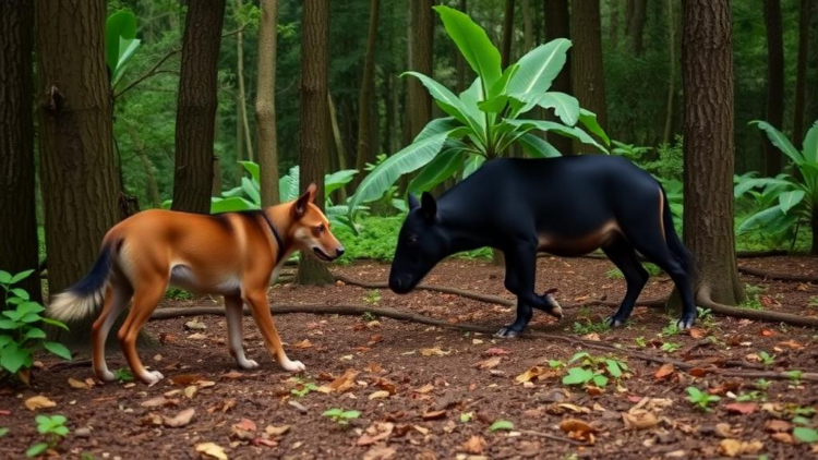 Camera traps catch domestic dogs attacking endangered mountain tapirs in Colombian cloud forests