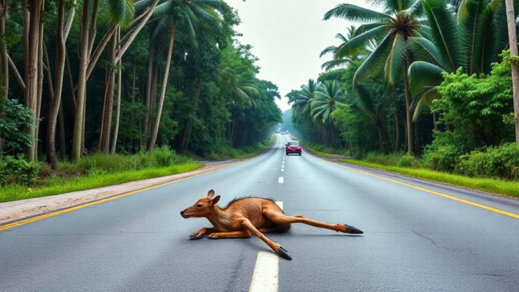 Roadkill Hotspots Shift Year to Year on Amazon Highway, Five-Year Study Finds