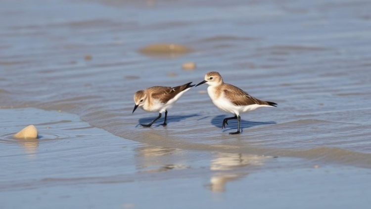 Mid-Tide Moments Reveal the Secret Behaviour of Urban Sanderlings in Peru
