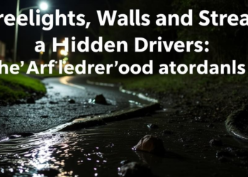 Streetlights, Walls and Streams: The Hidden Drivers of Amphibian Roadkill