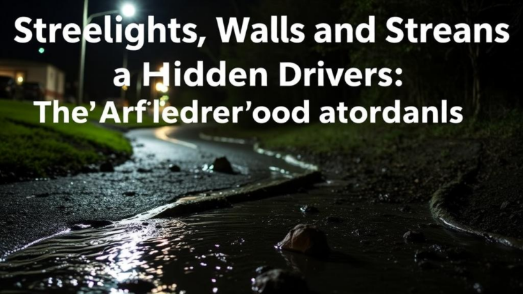 Streetlights, Walls and Streams: The Hidden Drivers of Amphibian Roadkill